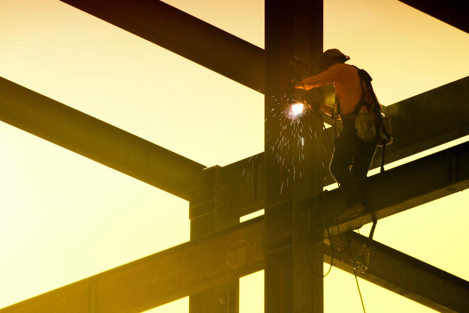 On-Site Structural Steel Erection